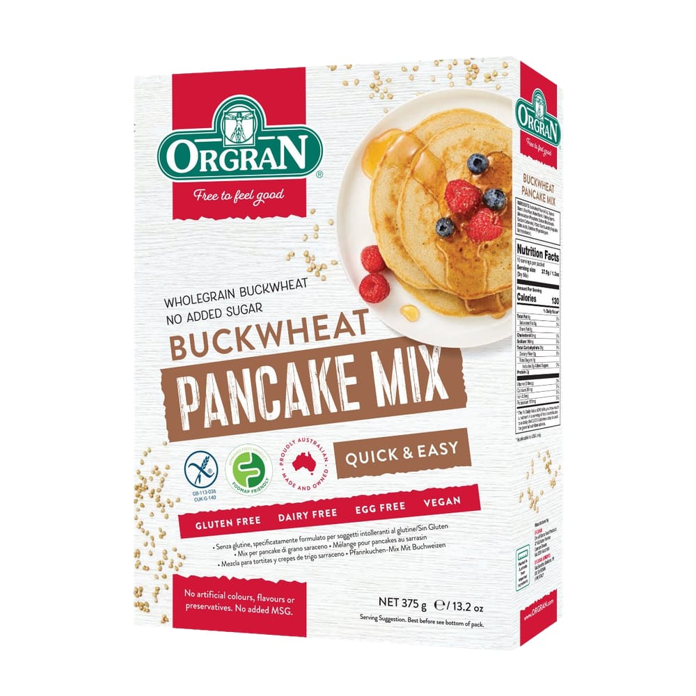 Orgran Buckwheat Pancake Mix 375g