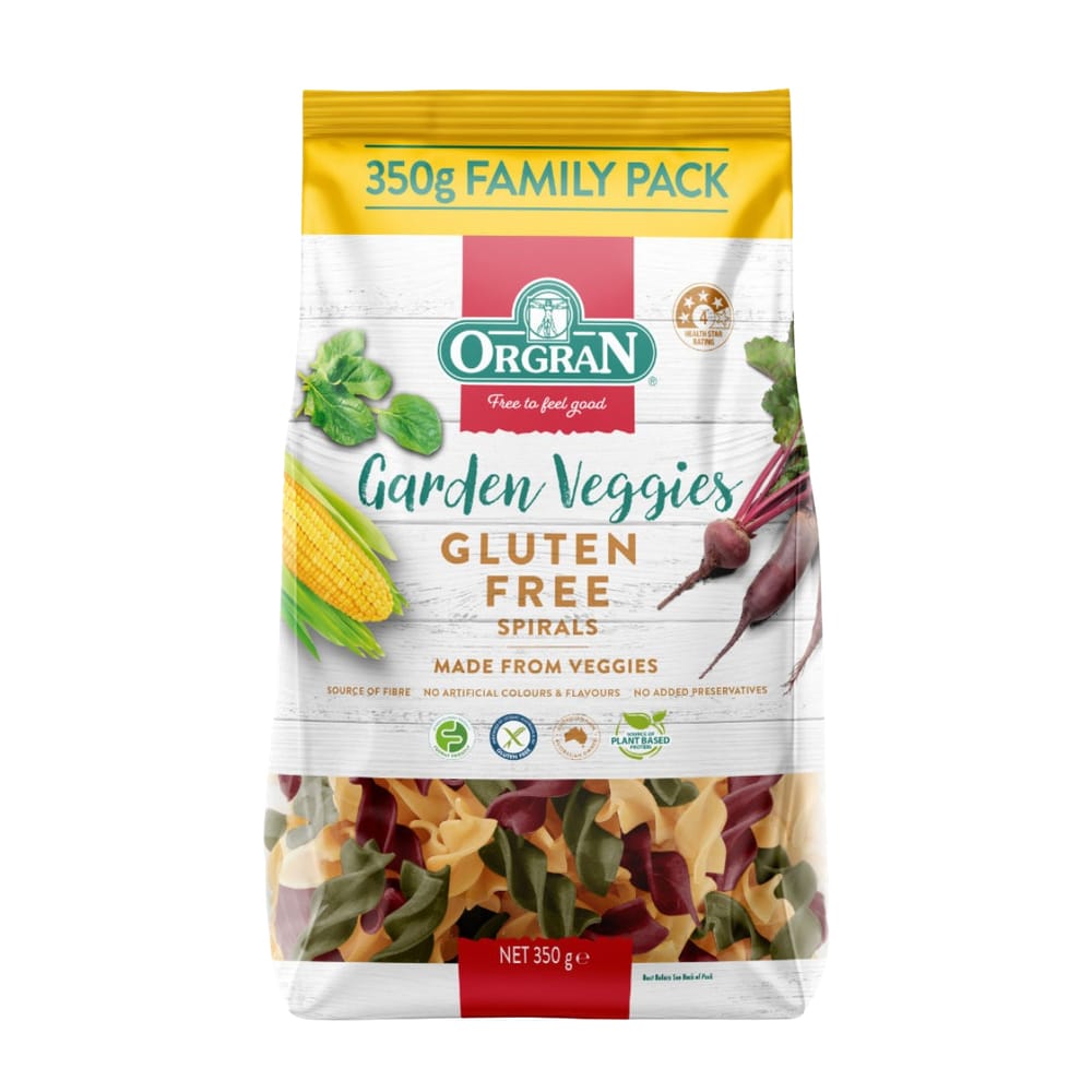 Orgran Garden Veggies Spirals 350g