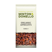 Minton & Donello Organic Apricots 6 x 500g