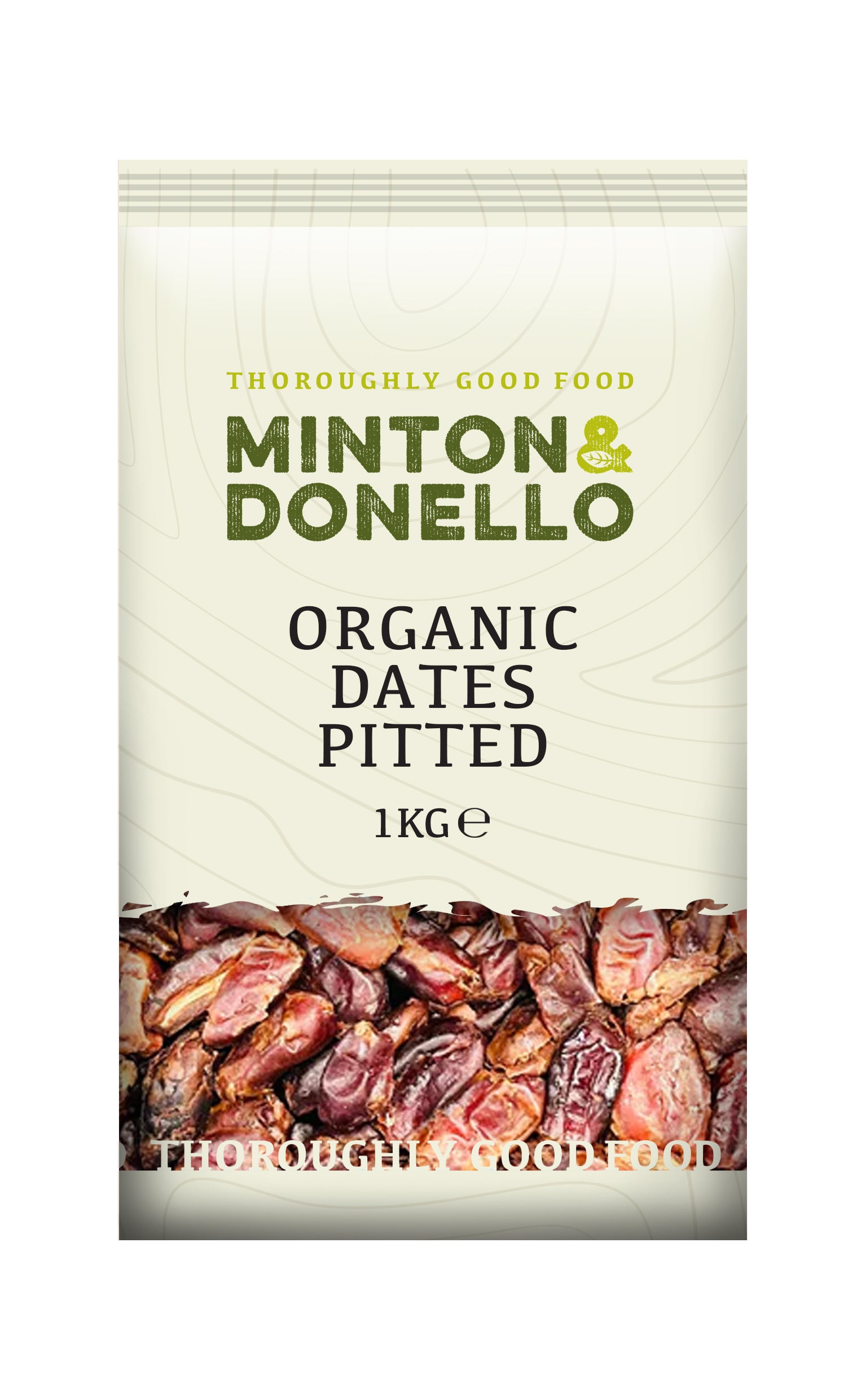 Minton & Donello Organic Pitted Dates 6 x 1Kg