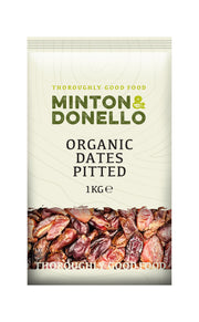 Minton & Donello Organic Pitted Dates 6 x 1Kg