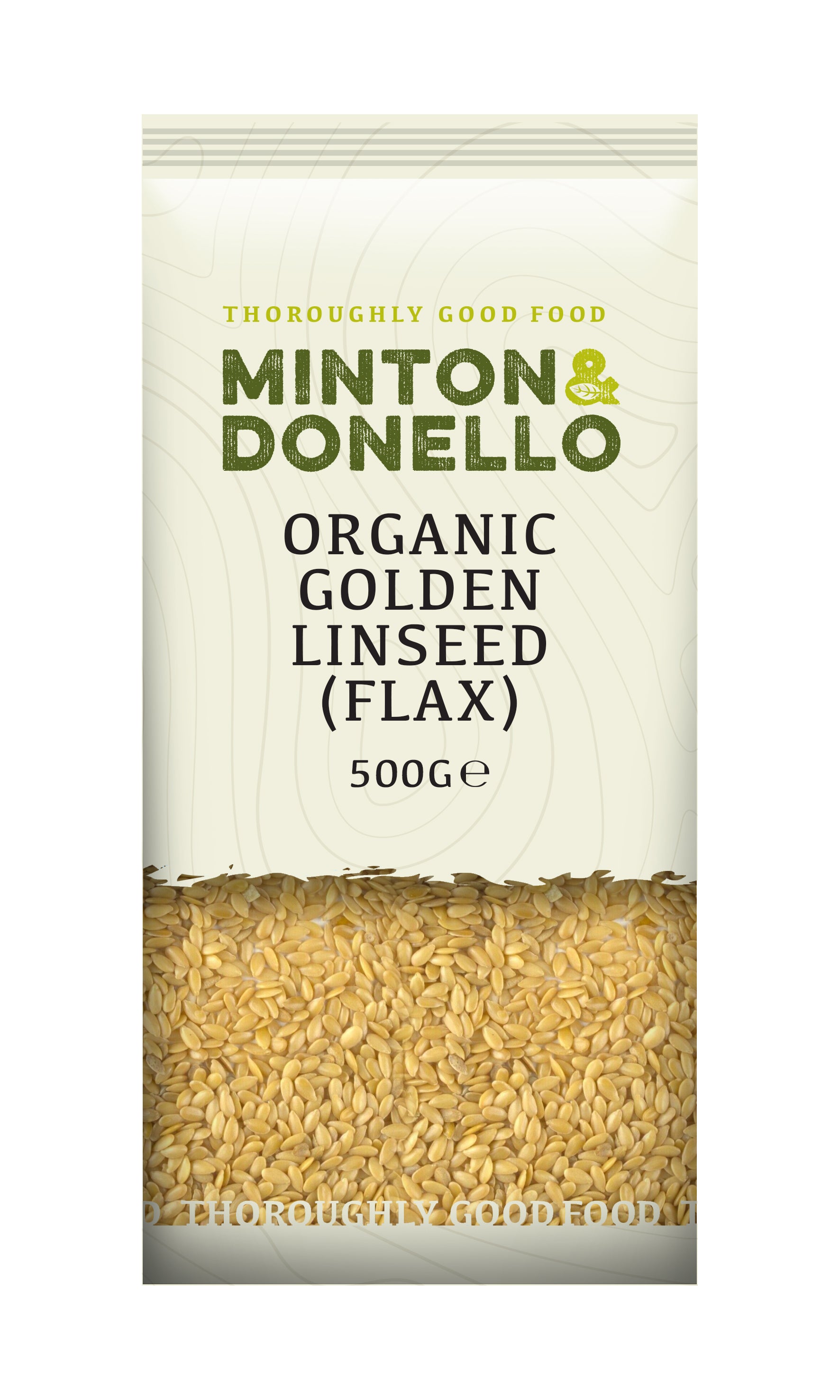 Minton & Donello Organic Golden Linseed Flax 6 x 500g