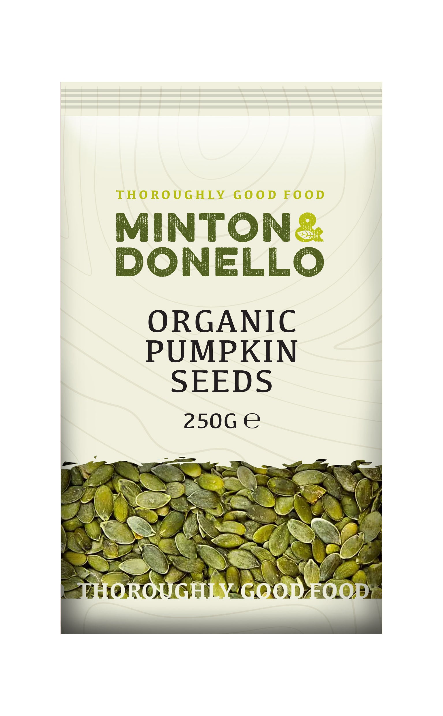 Minton & Donello Organic Pumpkin Seeds 6 x 250g