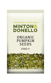 Minton & Donello Organic Pumpkin Seeds 6 x 250g