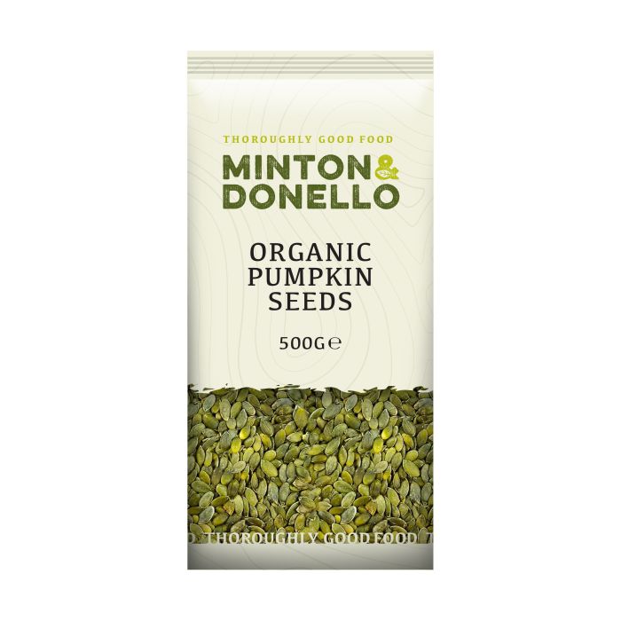 Minton & Donello Organic Pumpkin Seeds 6 x 500g