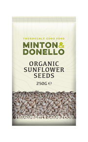 Minton & Donello Organic Sunflower Seeds 6 x 250g