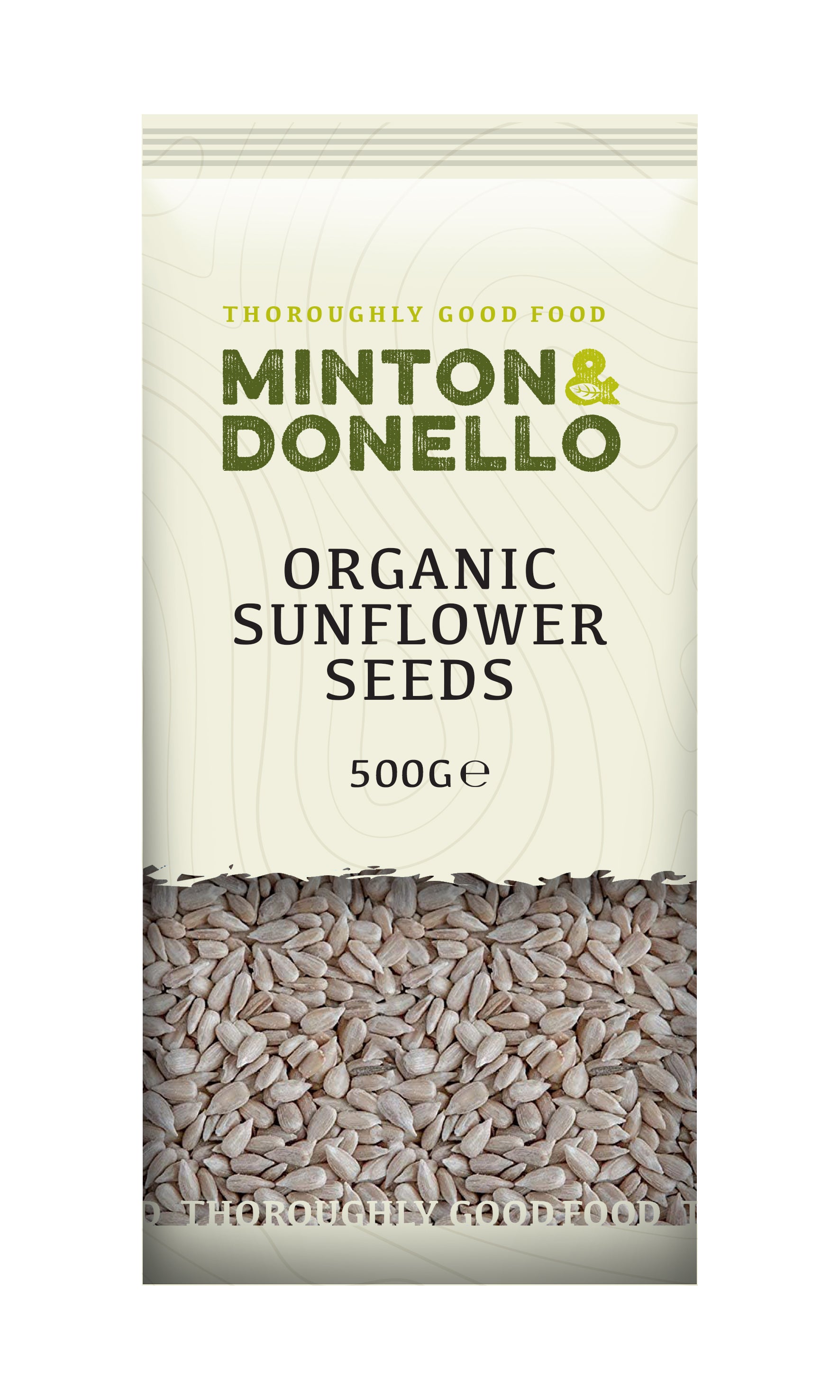 Minton & Donello Organic Sunflower Seeds 6 x 500g