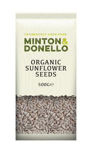 Minton & Donello Organic Sunflower Seeds 6 x 500g