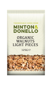 Minton & Donello Organic Light Walnut Halves 6 x 125g