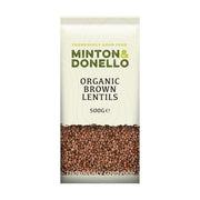 Minton & Donello Organic Brown Lentils 6 x 500g