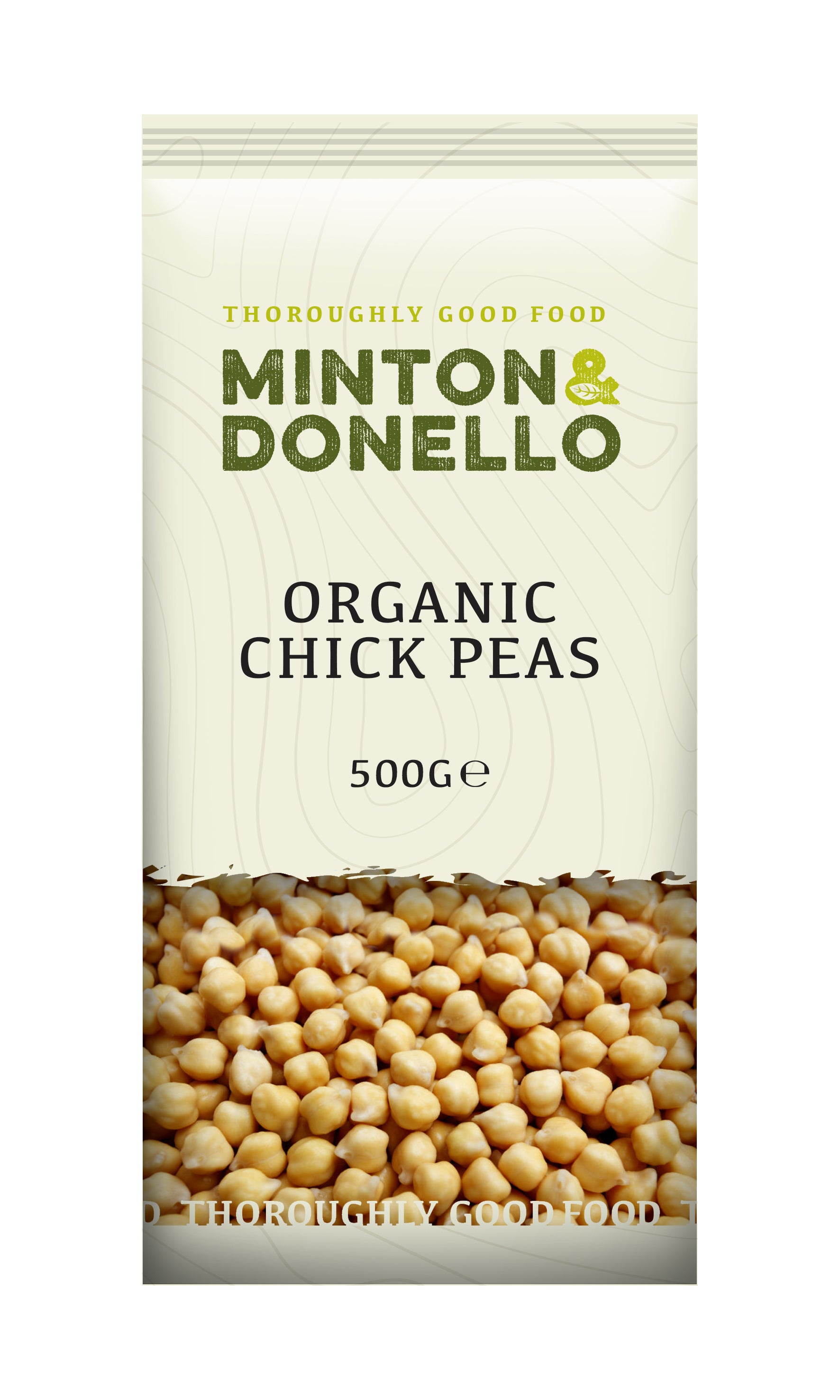 Minton & Donello Organic Chickpeas 6 x 500g