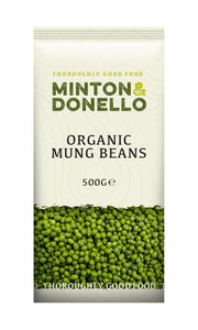Minton & Donello Organic Mung Beans 6 x 500g