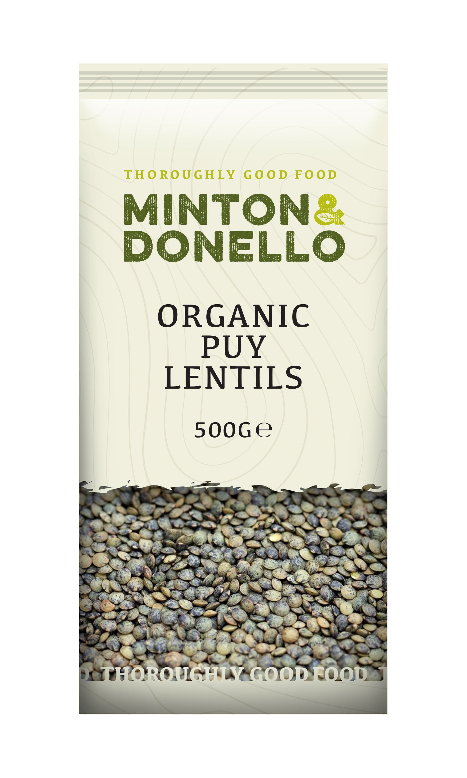 Minton & Donello Organic Puy Lentils 6 x 500g