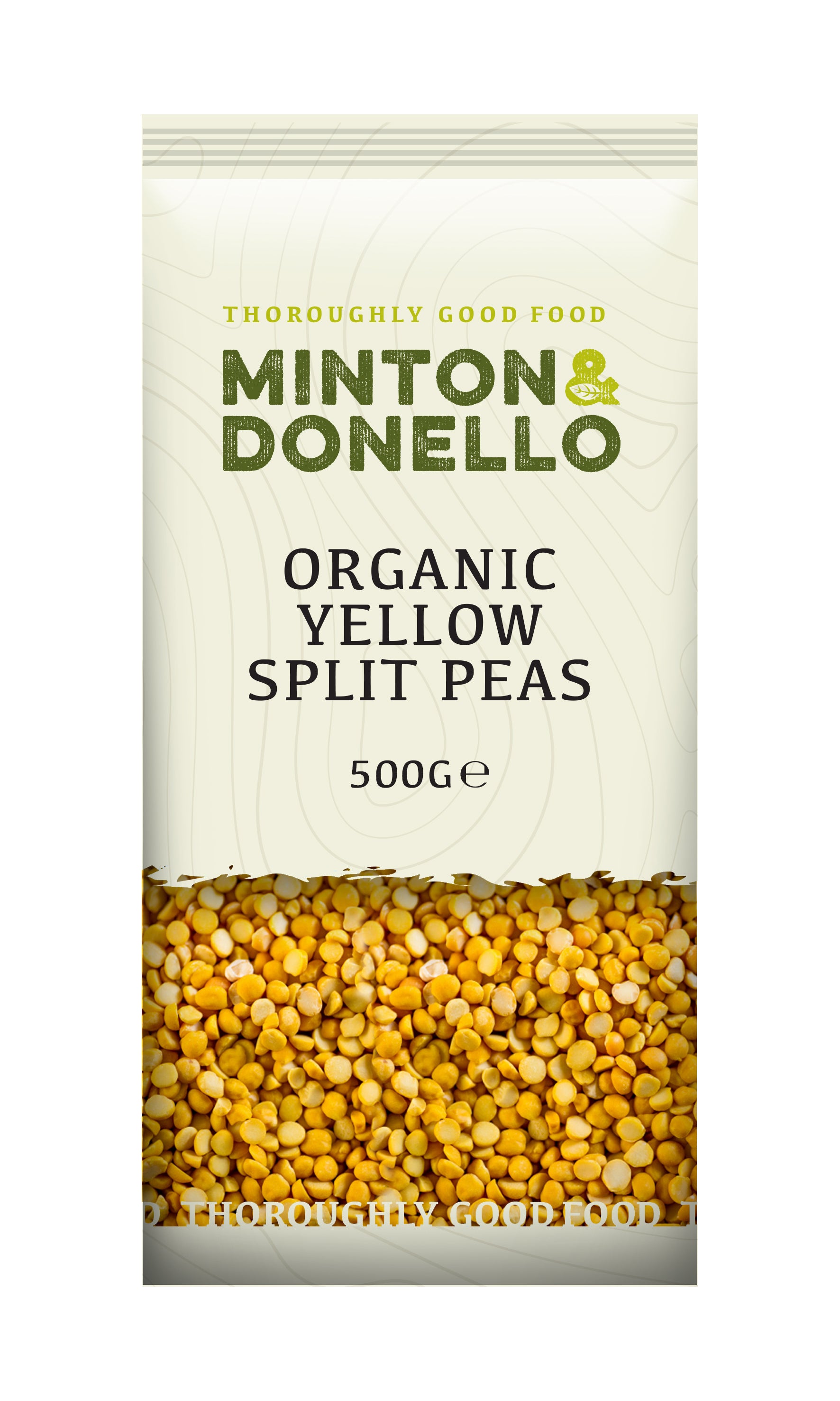 Minton & Donello Organic Yellow Split Peas 6 x 500g
