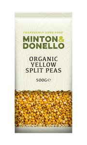 Minton & Donello Organic Yellow Split Peas 6 x 500g