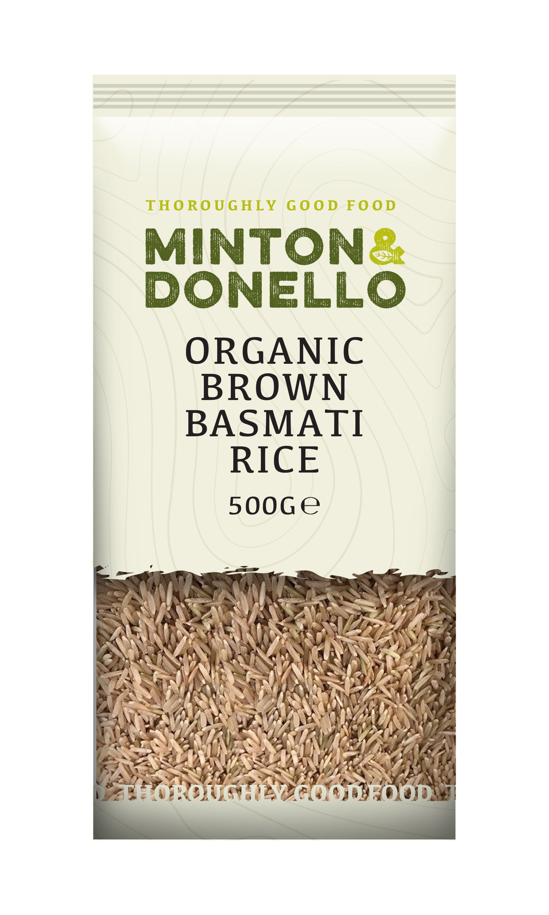 Minton & Donello Organic Brown Basmati Rice 6 x 500g