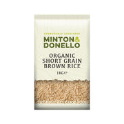 Minton & Donello Organic Short Grain Brown Rice 6 x 1Kg