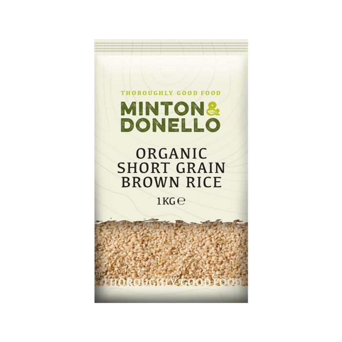 Minton & Donello Organic Short Grain Brown Rice 6 x 1Kg
