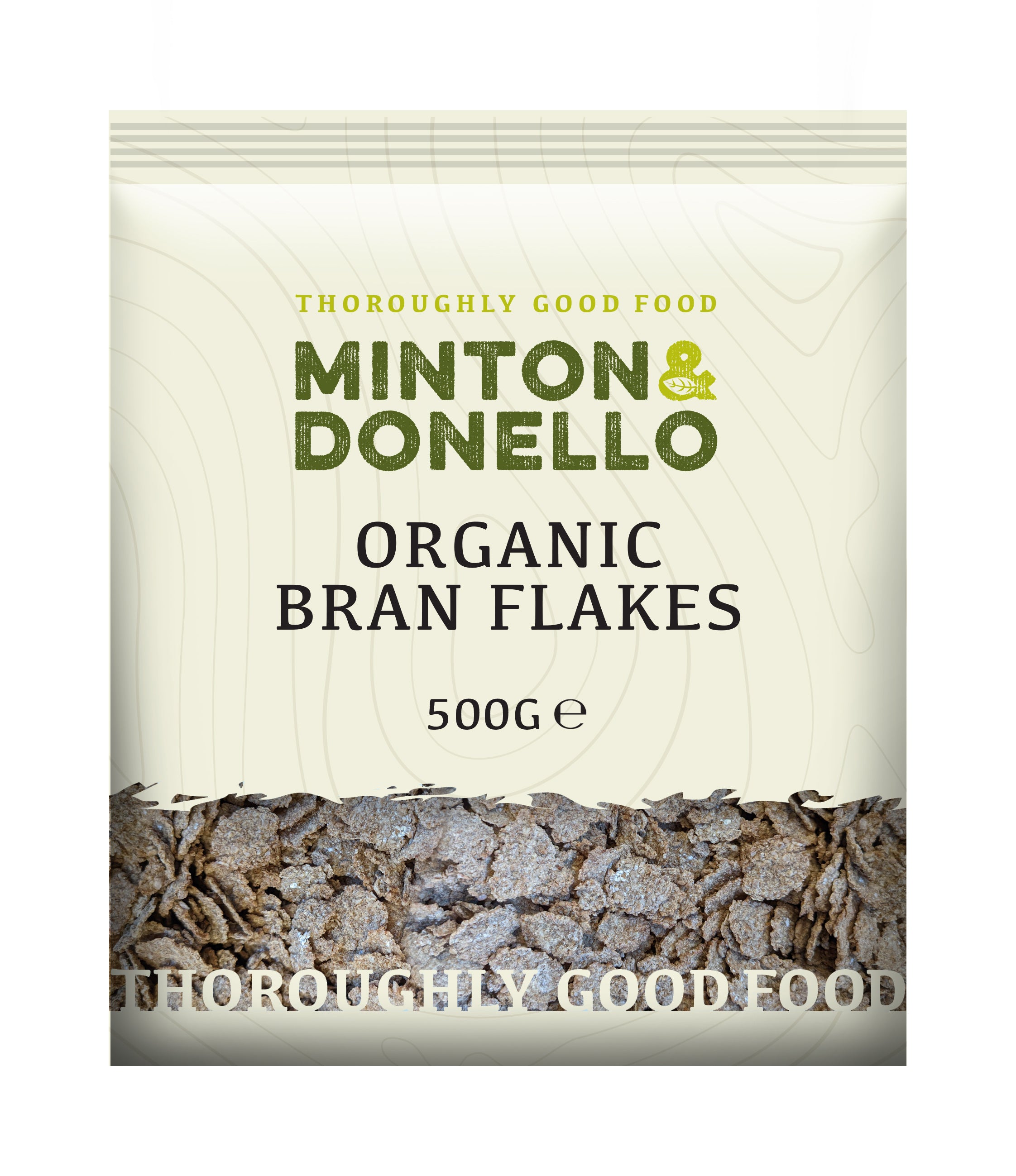 Minton & Donello Organic Bran Flakes 6 x 500g