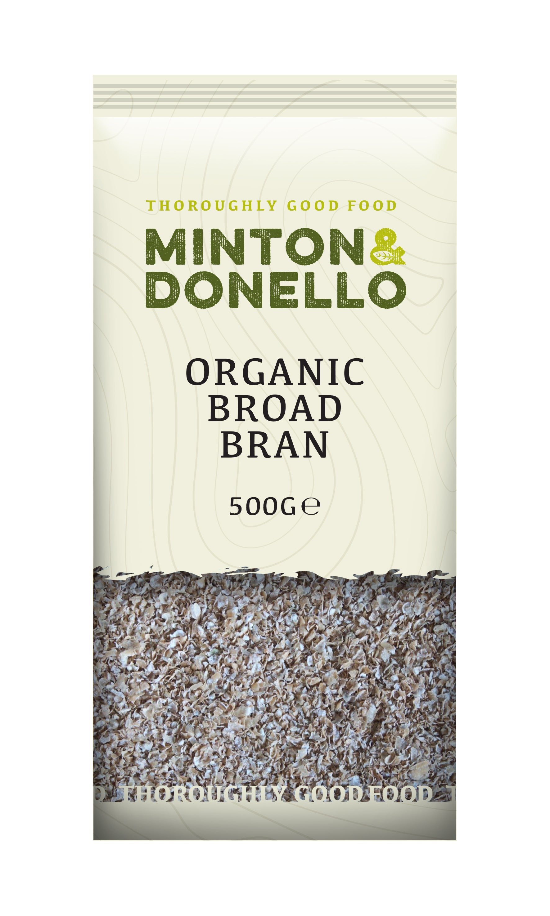 Minton & Donello Organic Broad Bran 6 x 500g