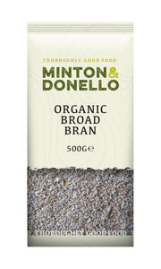 Minton & Donello Organic Broad Bran 6 x 500g