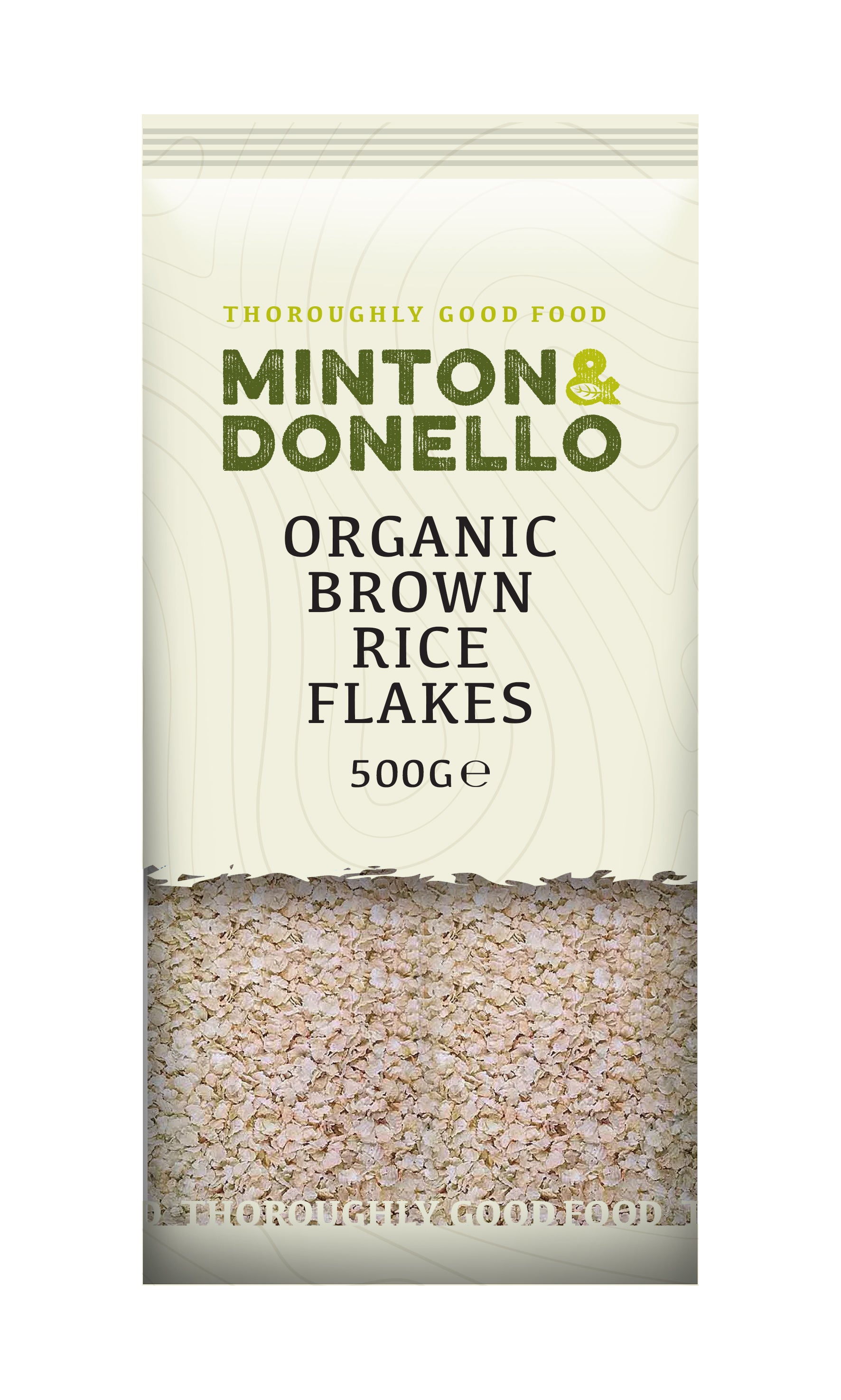 Minton & Donello Organic Brown Rice Flakes 6 x 500g