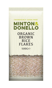 Minton & Donello Organic Brown Rice Flakes 6 x 500g