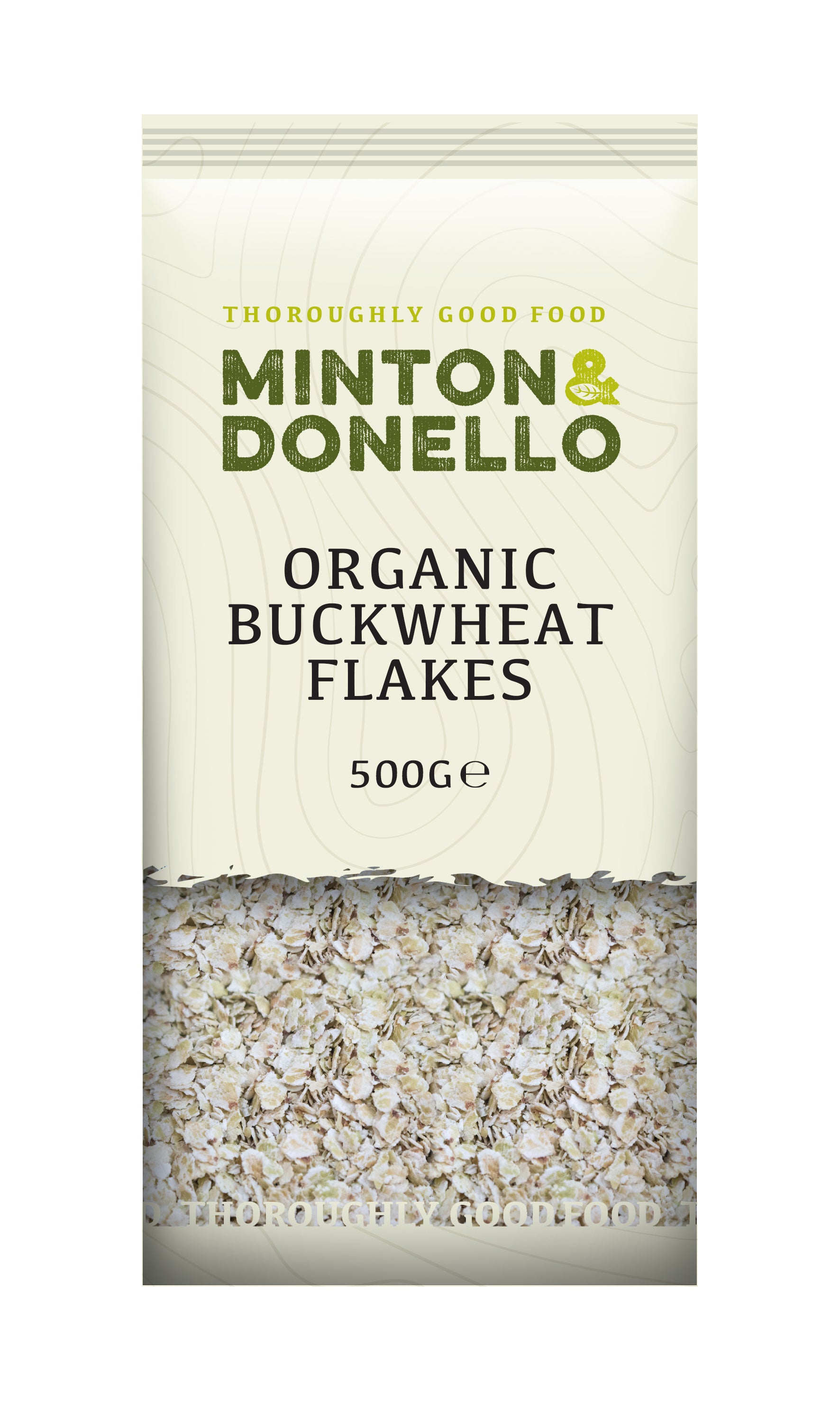 Minton & Donello Organic Buckwheat Flakes 6 x 500g