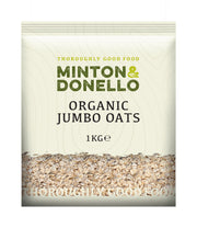Minton & Donello Organic Jumbo Oat Flakes 6 x 1Kg