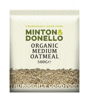 Minton & Donello Organic Medium Oatmeal 6 x 500g