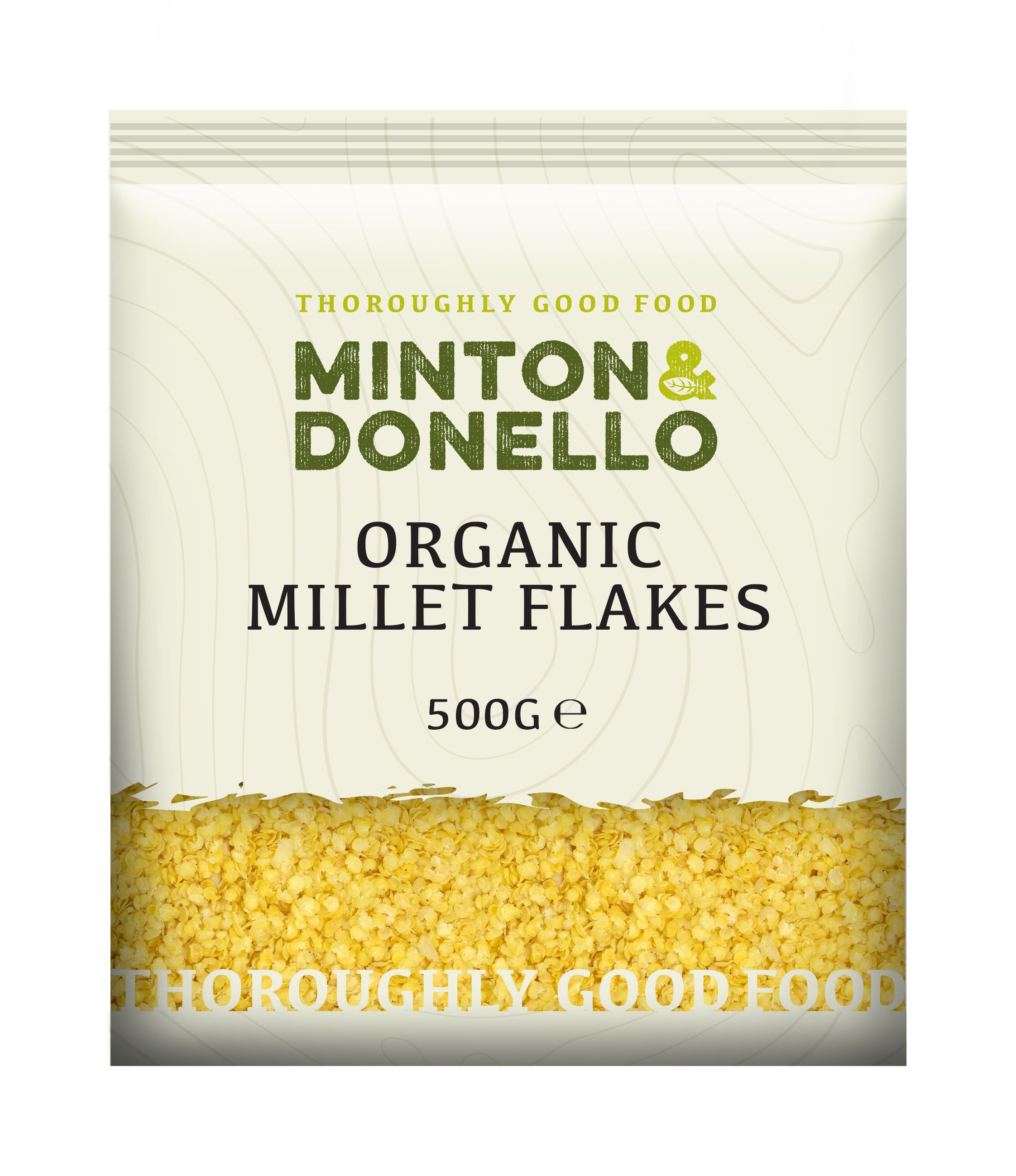Minton & Donello Organic Millet Flakes 6 x 500g