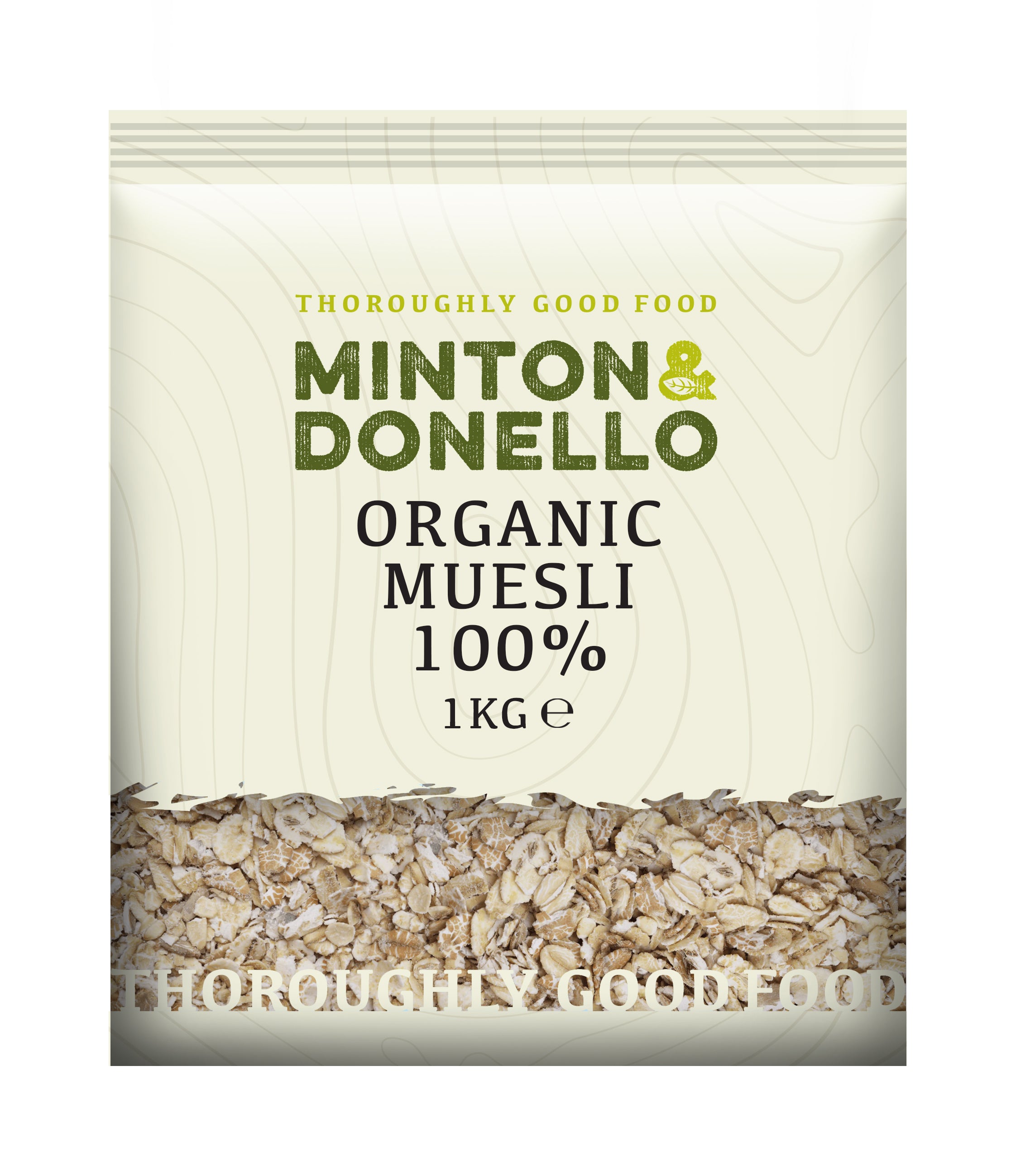Minton & Donello Organic Muesli 6 x 1Kg