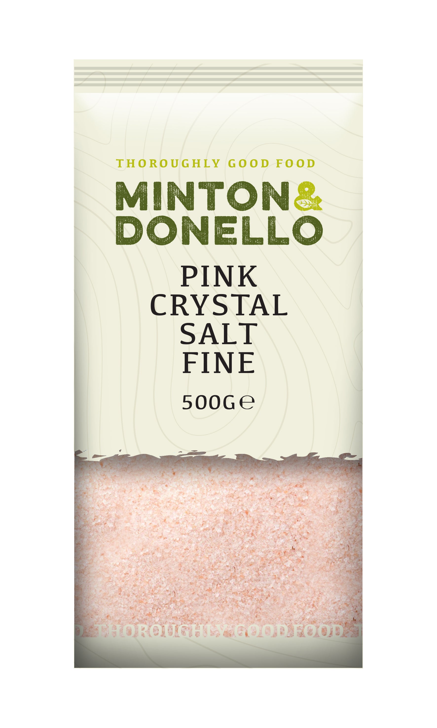 Minton & Donello Pink Fine Crystal Salt 6 x 500g