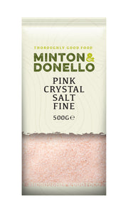 Minton & Donello Pink Fine Crystal Salt 6 x 500g