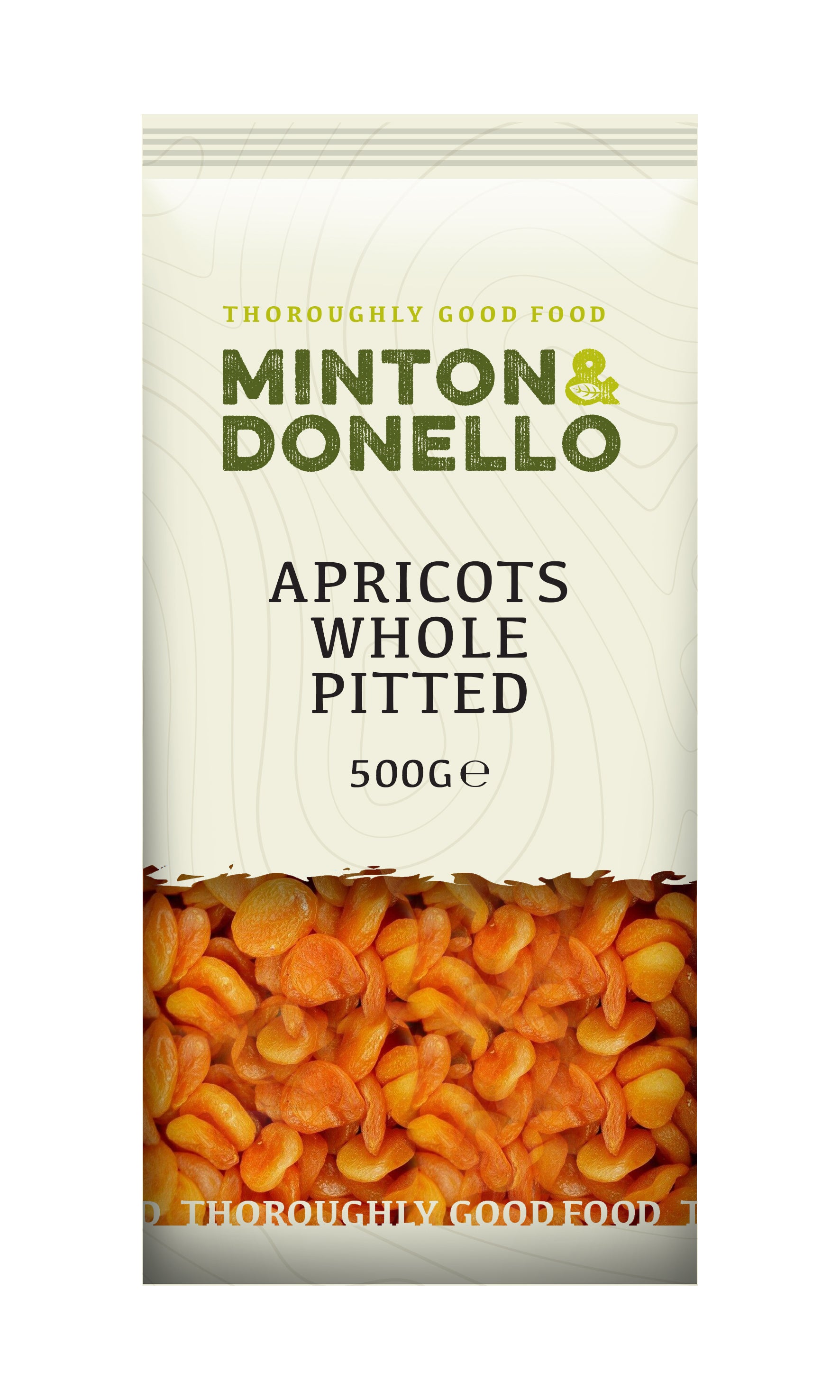 Minton & Donello Whole Pitted Apricots 6 x 500g