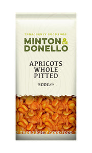 Minton & Donello Whole Pitted Apricots 6 x 500g