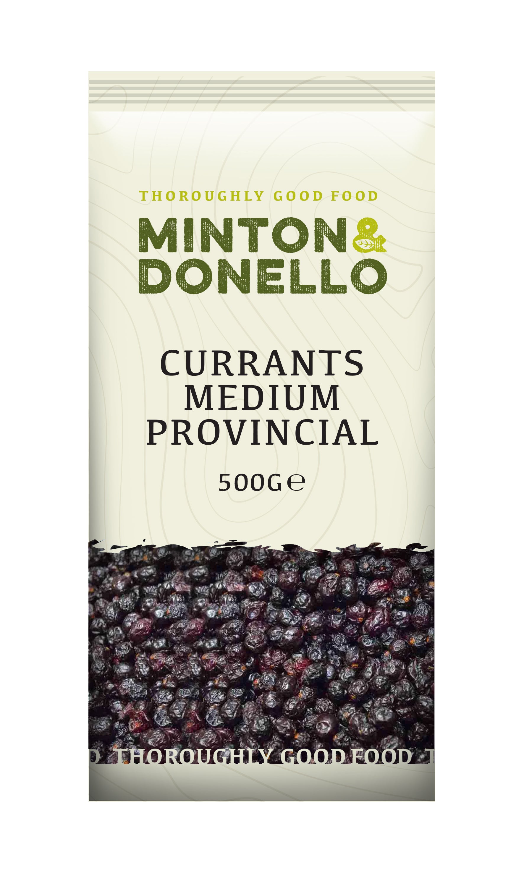 Minton & Donello Medium Provincial Currants 6 x 500g