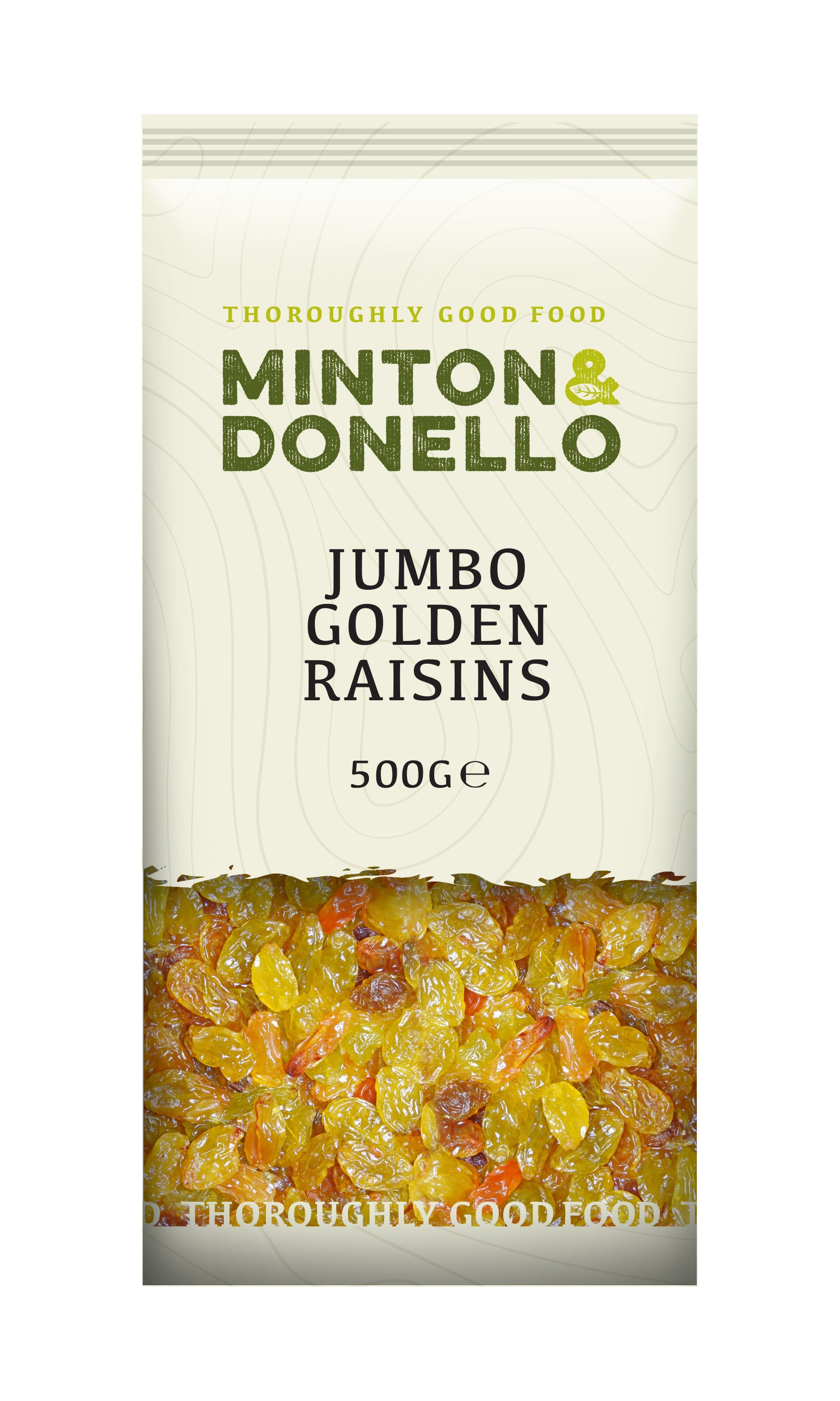 Minton & Donello Golden Raisins 6 x 500g