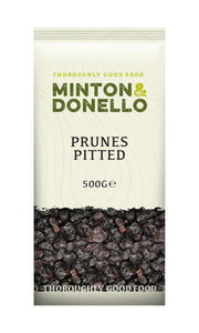 Minton & Donello Pitted Prunes 6 x 500g