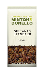 Minton & Donello Sultanas 6 x 500g