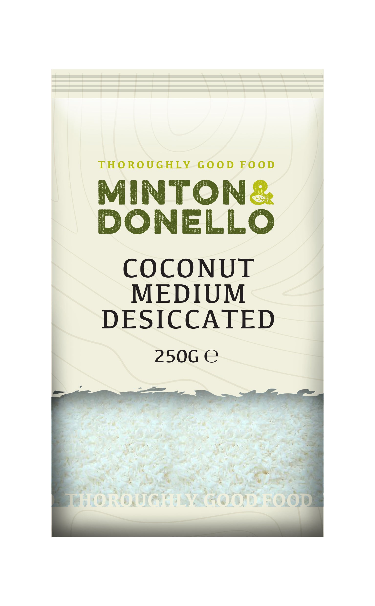 Minton & Donello Coconut Medium Desiccated 6 x 250g
