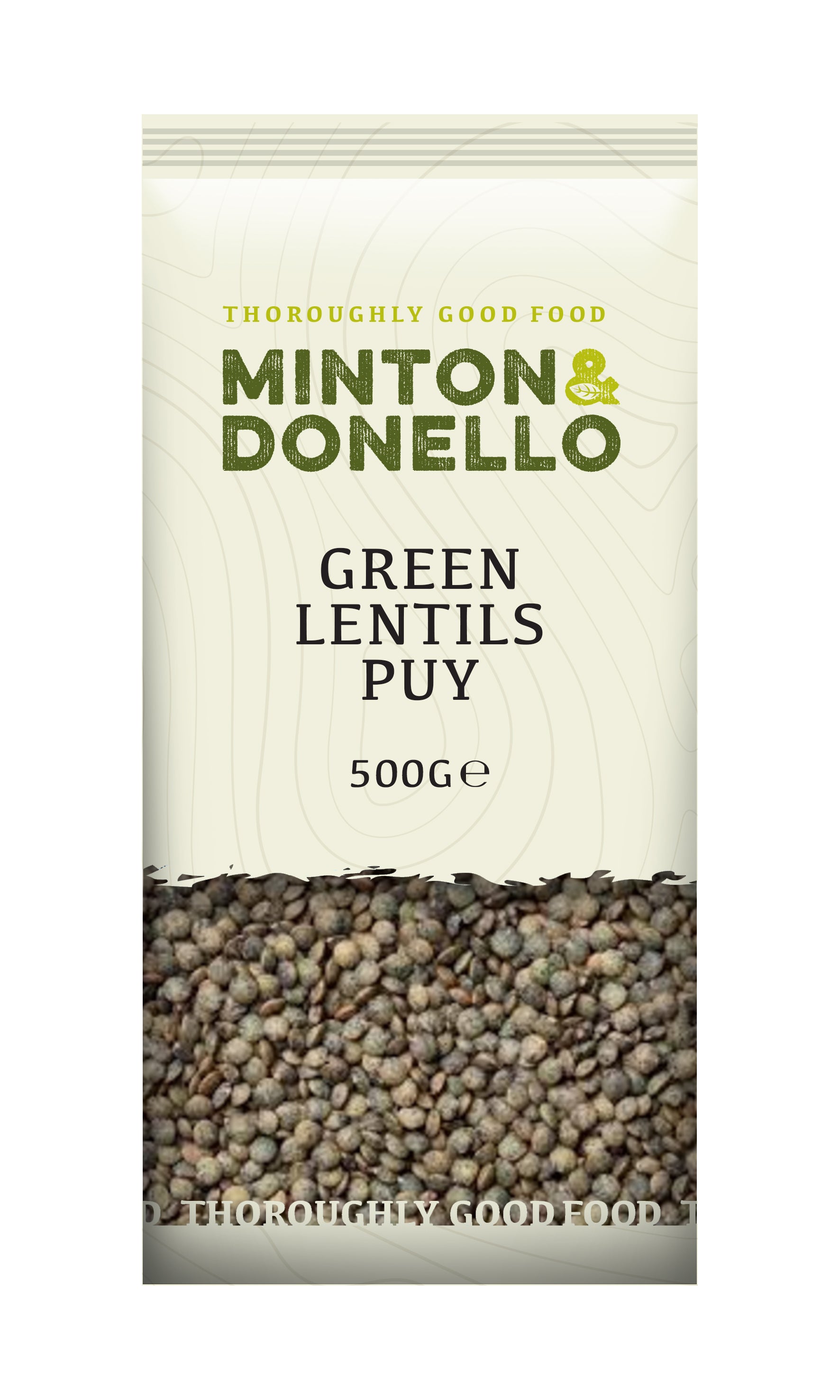 Minton & Donello Green Puy Lentils 6 x 500g