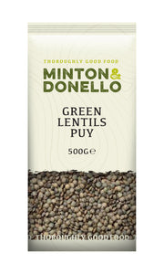 Minton & Donello Green Puy Lentils 6 x 500g
