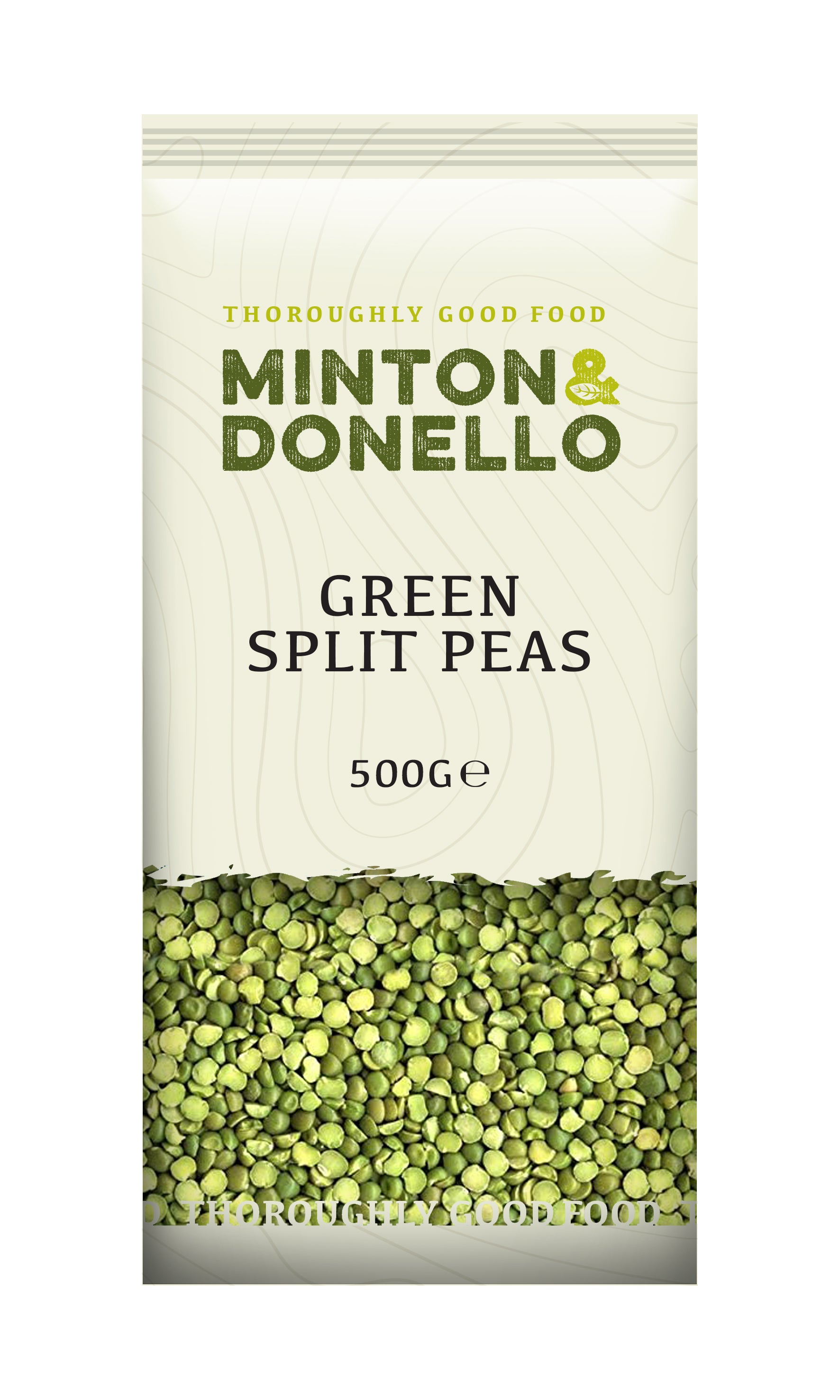 Minton & Donello Green Split Peas 6 x 500g