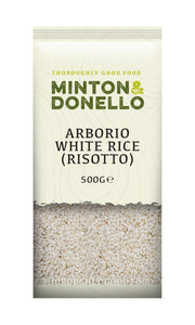 Minton & Donello Arborio White Rice Risotto 6 x 500g