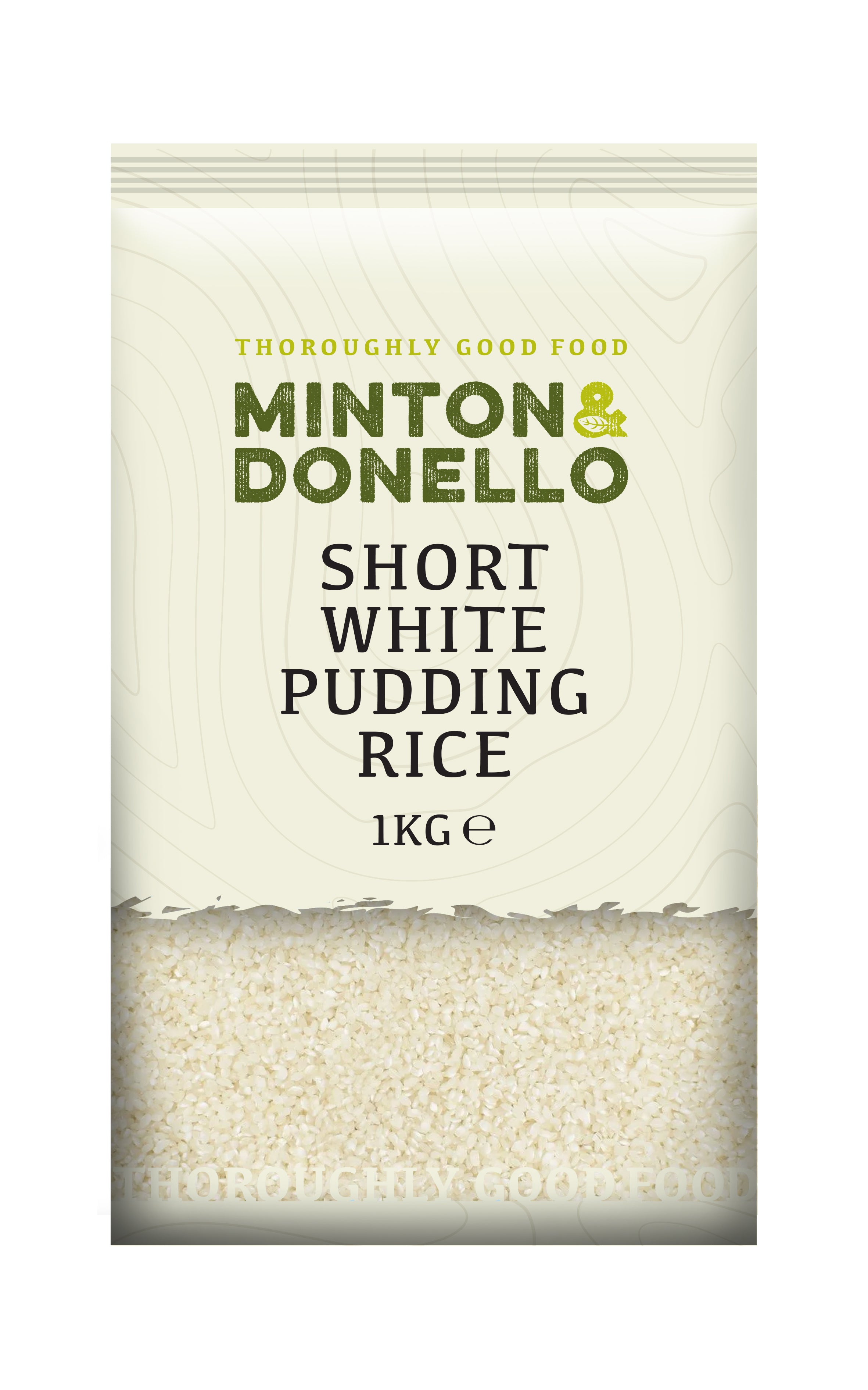 Minton & Donello Short White Pudding Rice 6 x 1Kg
