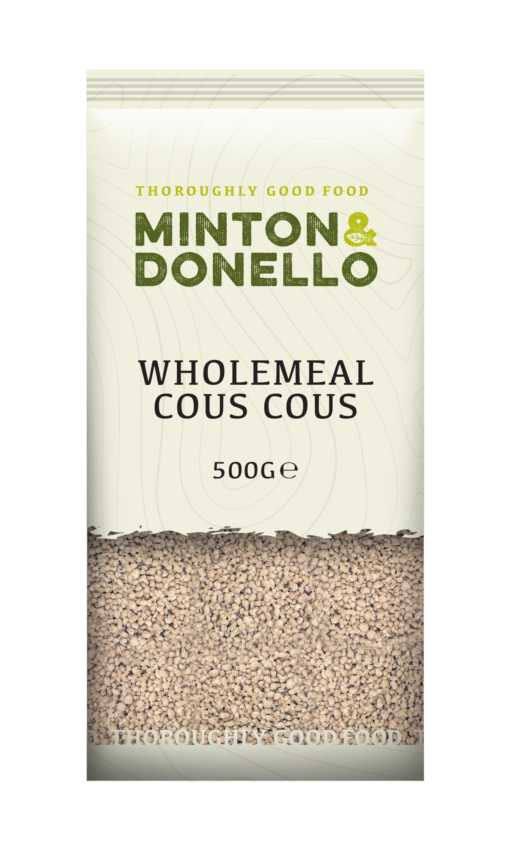 Minton & Donello Wholemeal Couscous 6 x 500g