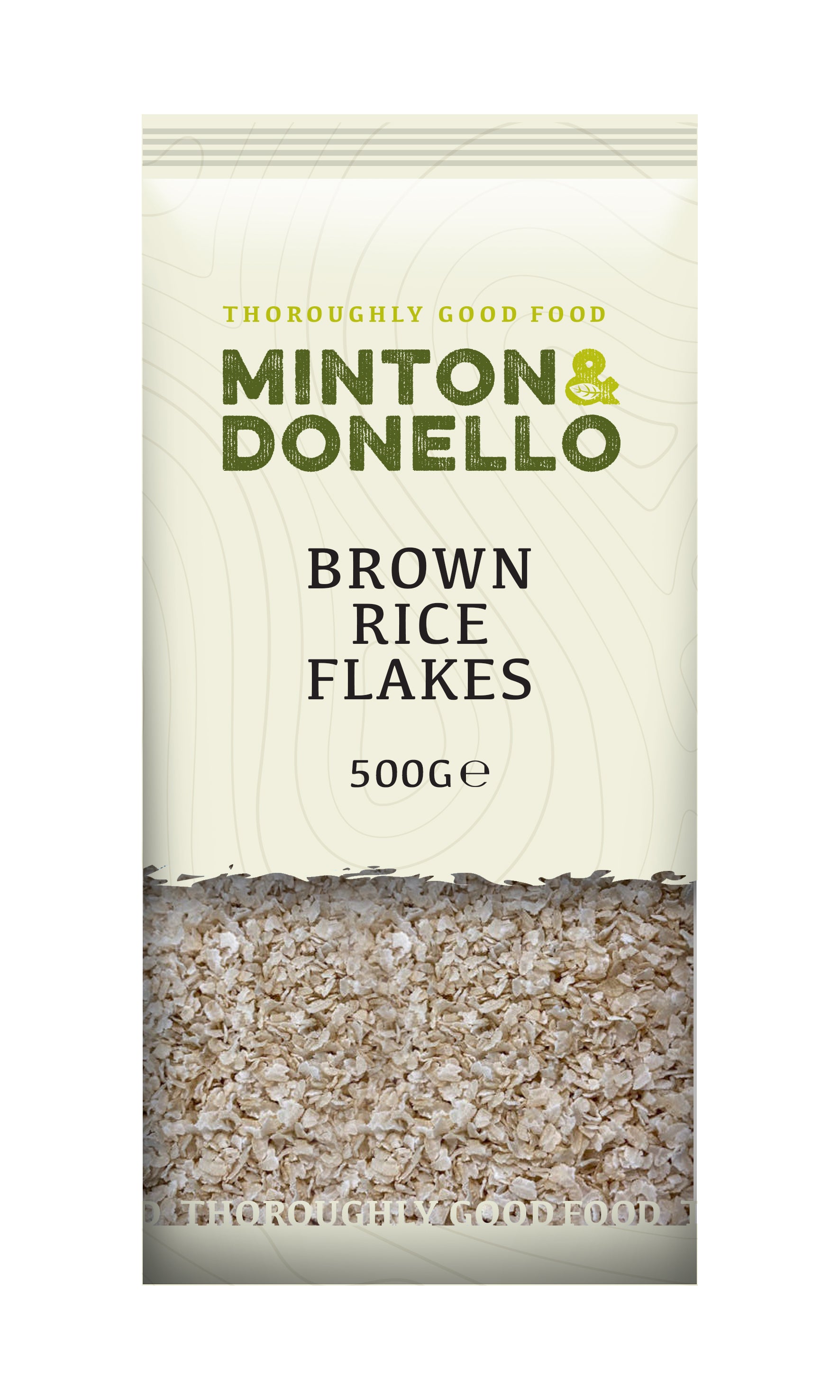 Minton & Donello Brown Rice Flakes 6 x 500g