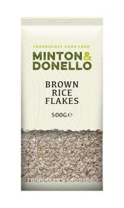 Minton & Donello Brown Rice Flakes 6 x 500g