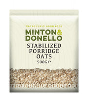 Minton & Donello Stabilised Porridge Oats 6 x 500g